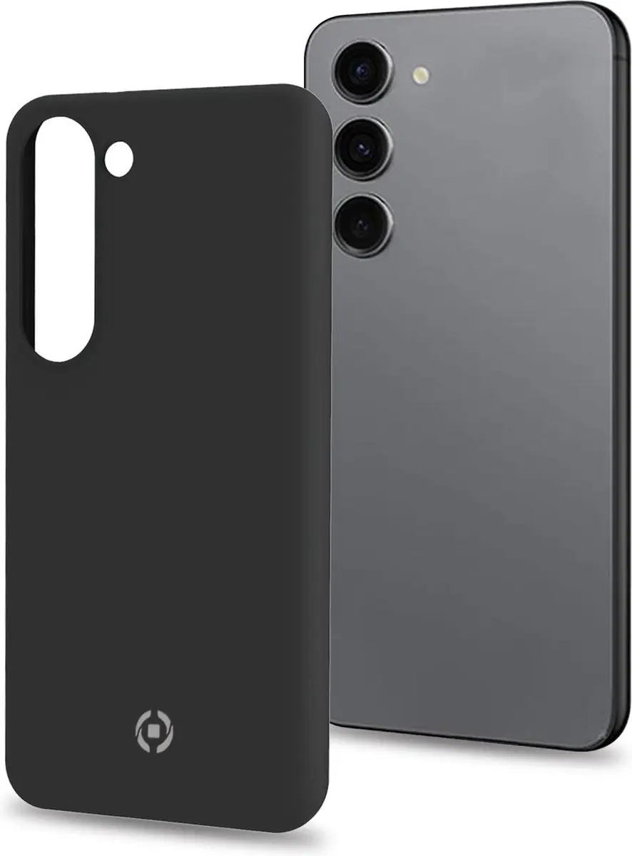 Celly Cromo Siliconen Hoesje Samsung Galaxy S23 - Zwart - MPN 8021735200550