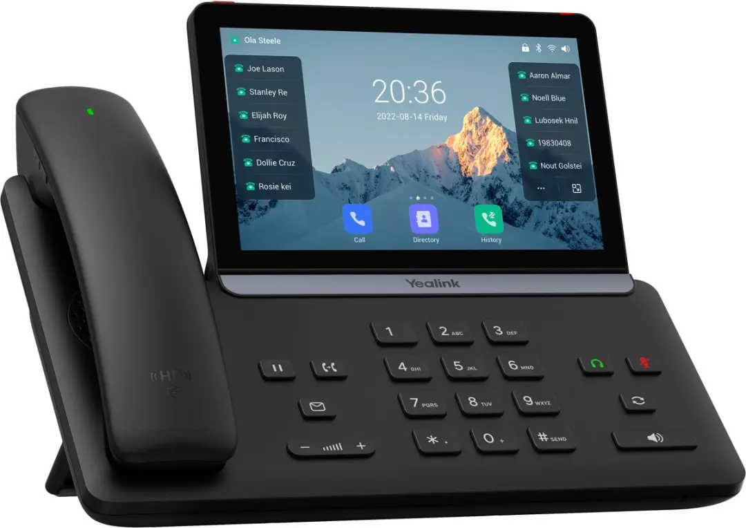 Yealink SIP-T88W Pro VoIP Telefoon - 7" - 16 VoIP - Android 13 - Zwart