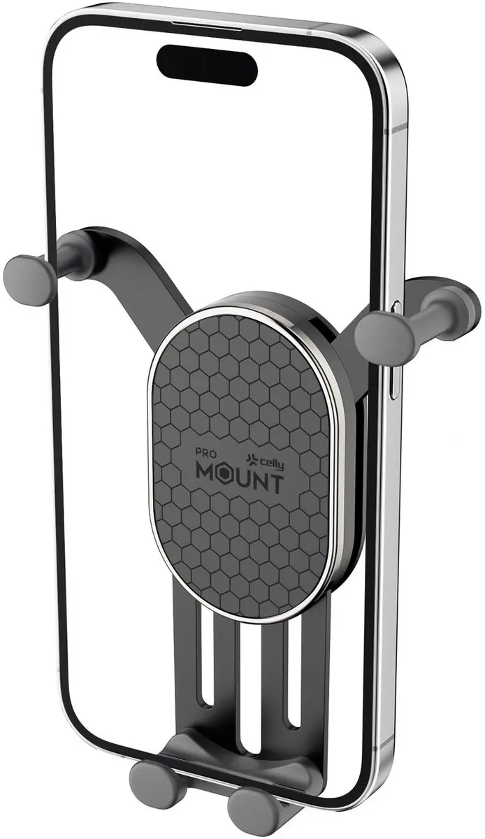 Celly Smartphonehouder Gravity - Zwart