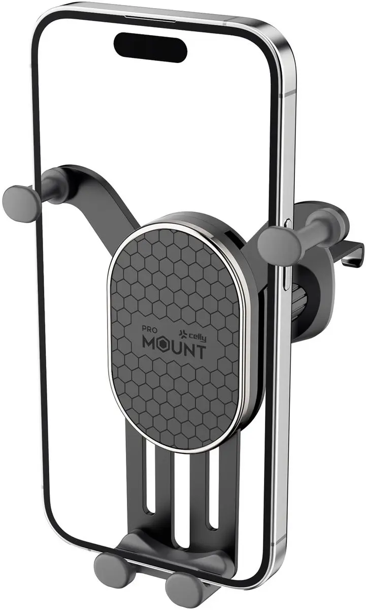 Celly Smartphonehouder Gravity - Zwart