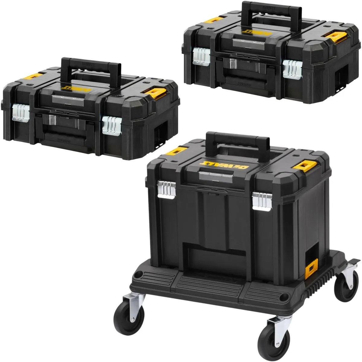DeWalt DWST1-71229 TSTAK Stapelkar - Zwart - afbeelding 4 van 6