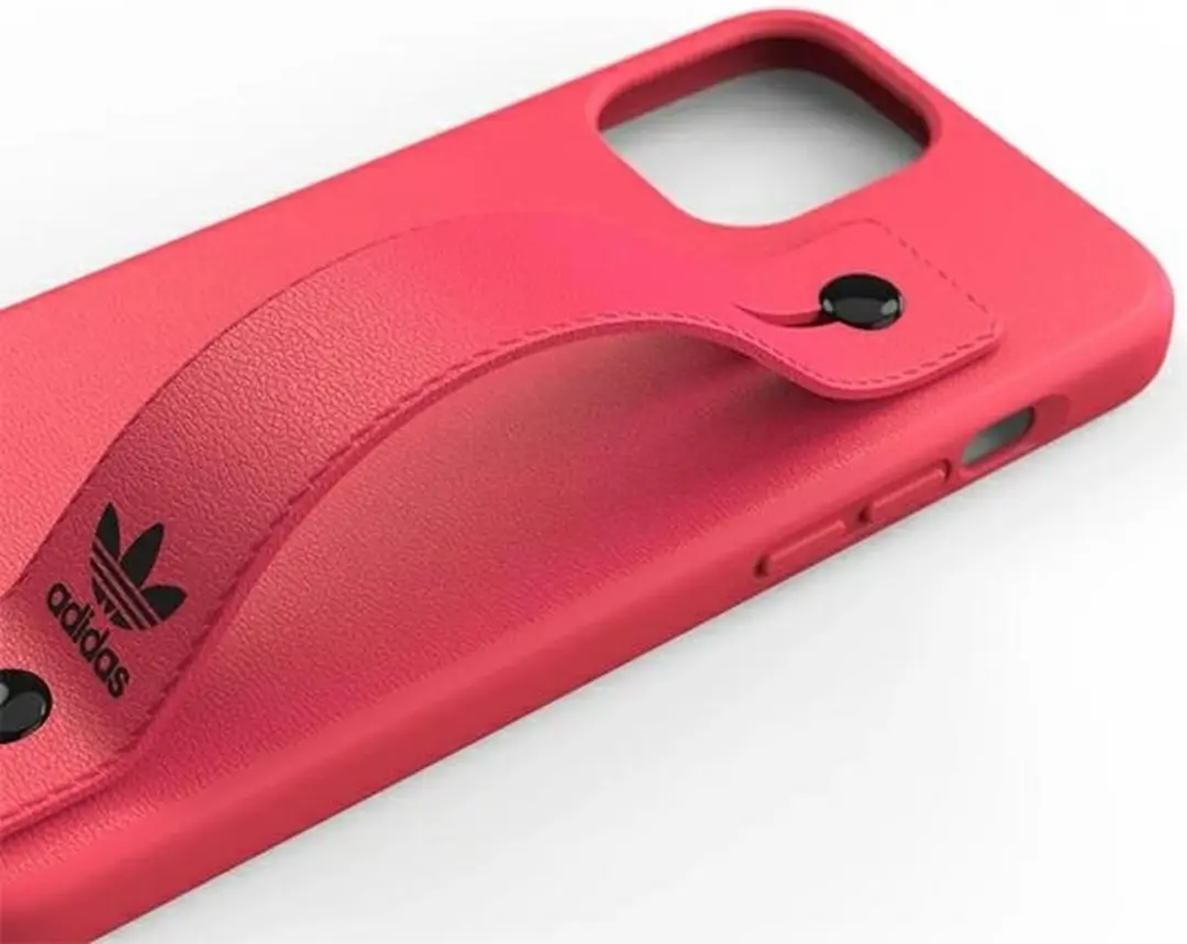 Adidas Hand Strap Back Case - iPhone 12 Pro Max Roze