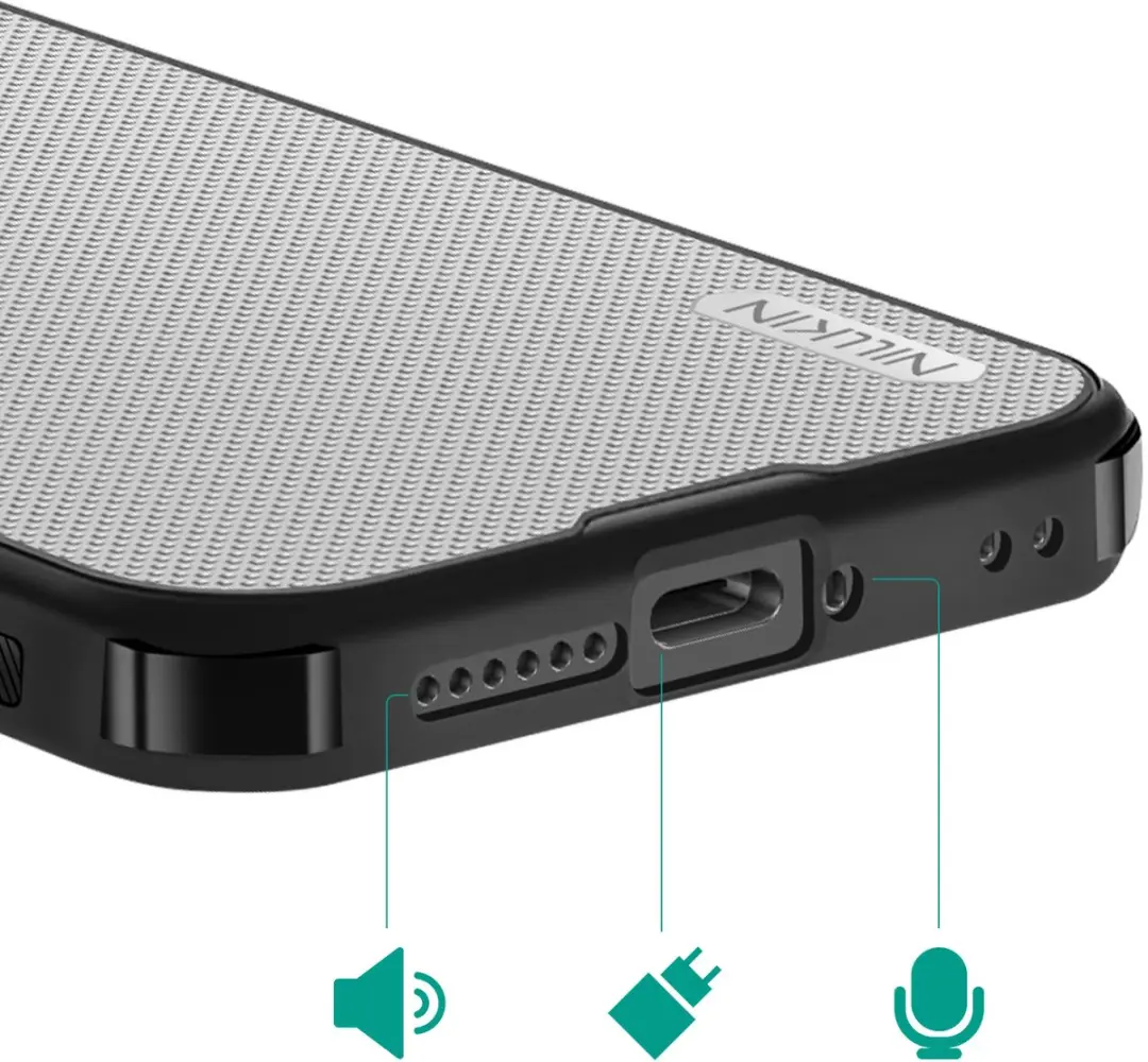 Nillkin Frosted Shield Pro Hoesje Xiaomi 17 - Wit/Zwart