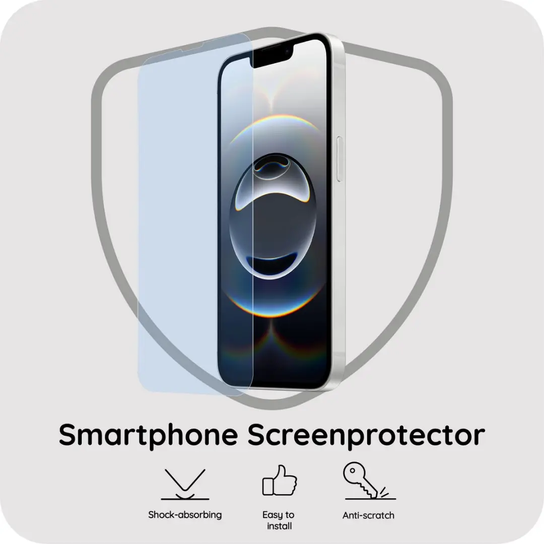Just in Case iPhone 16e/17e Tempered Glass Screenprotector - Transparant