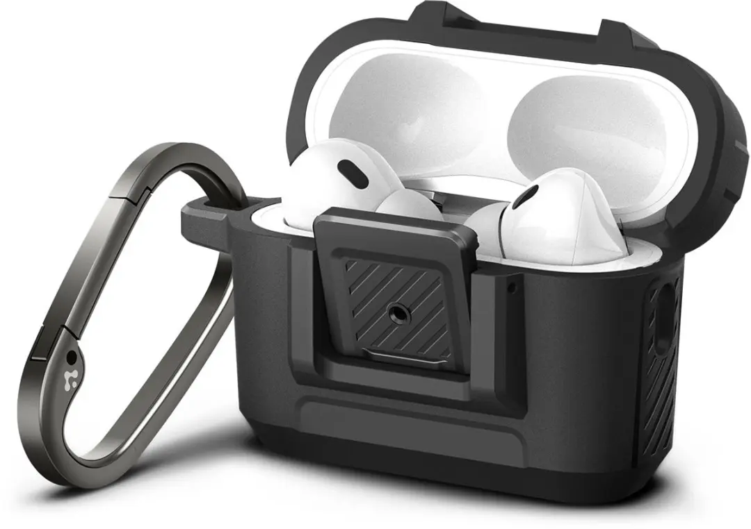Spigen Lock Fit ACS05485 Hoesje - AirPods Pro 2 (2022) - Zwart