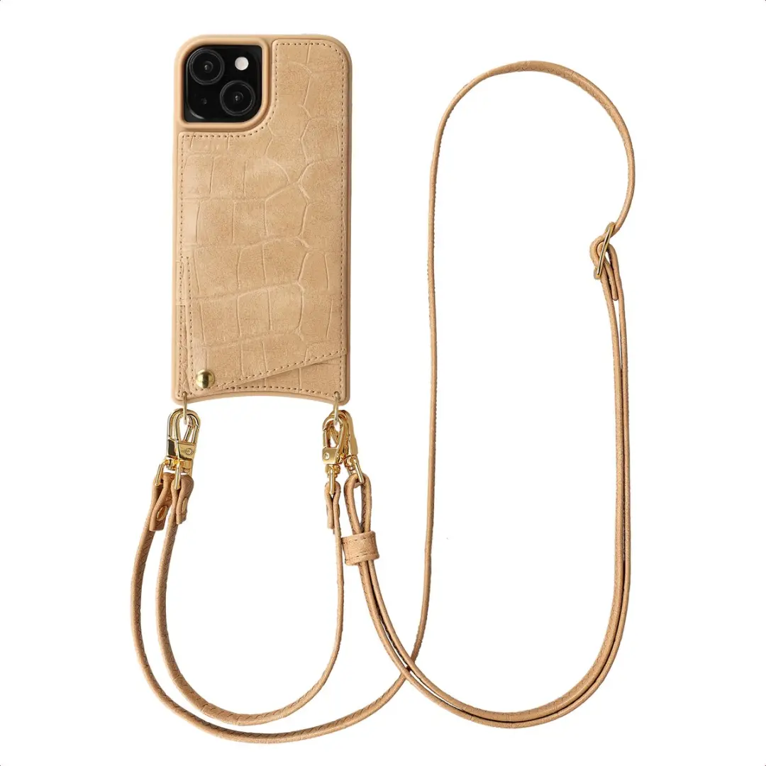 Selencia Croco Backcover iPhone 15