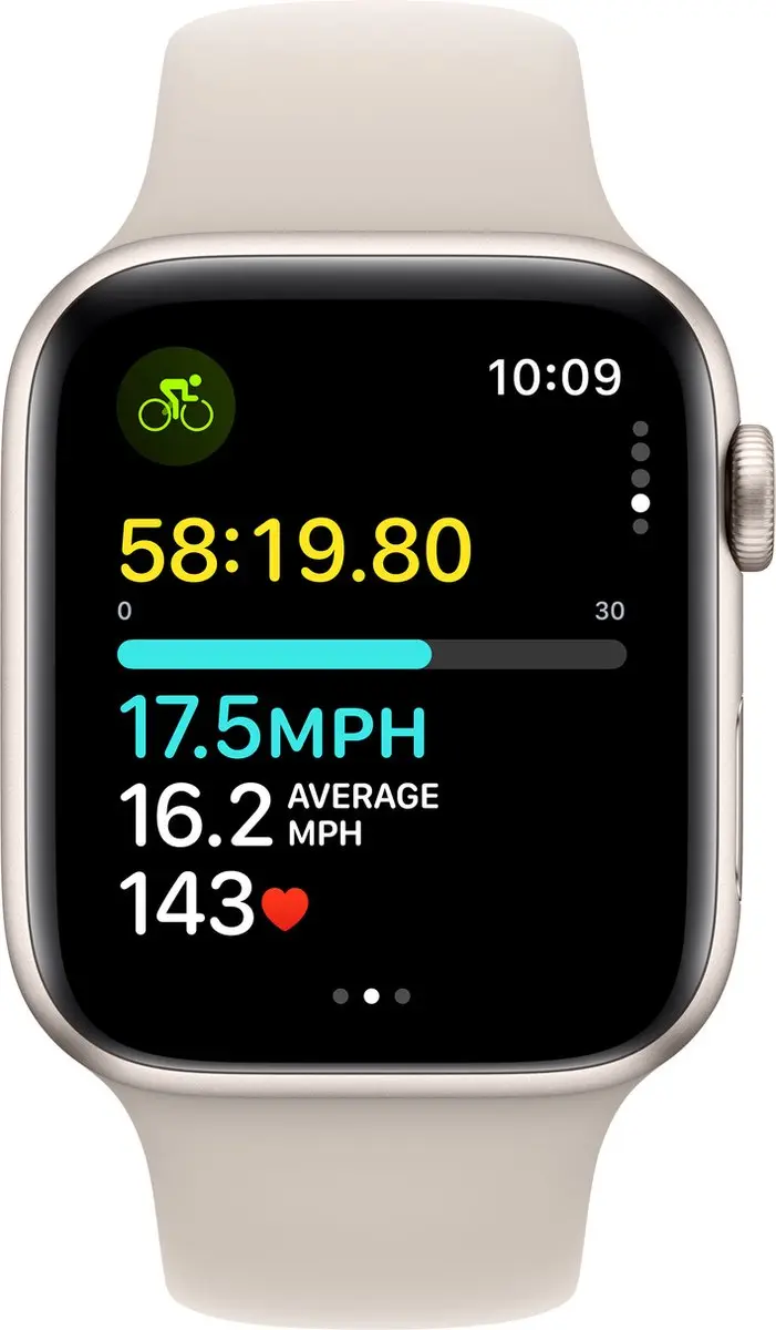 Apple Watch SE 2023 GPS+Cellular 44mm Starlight Aluminium