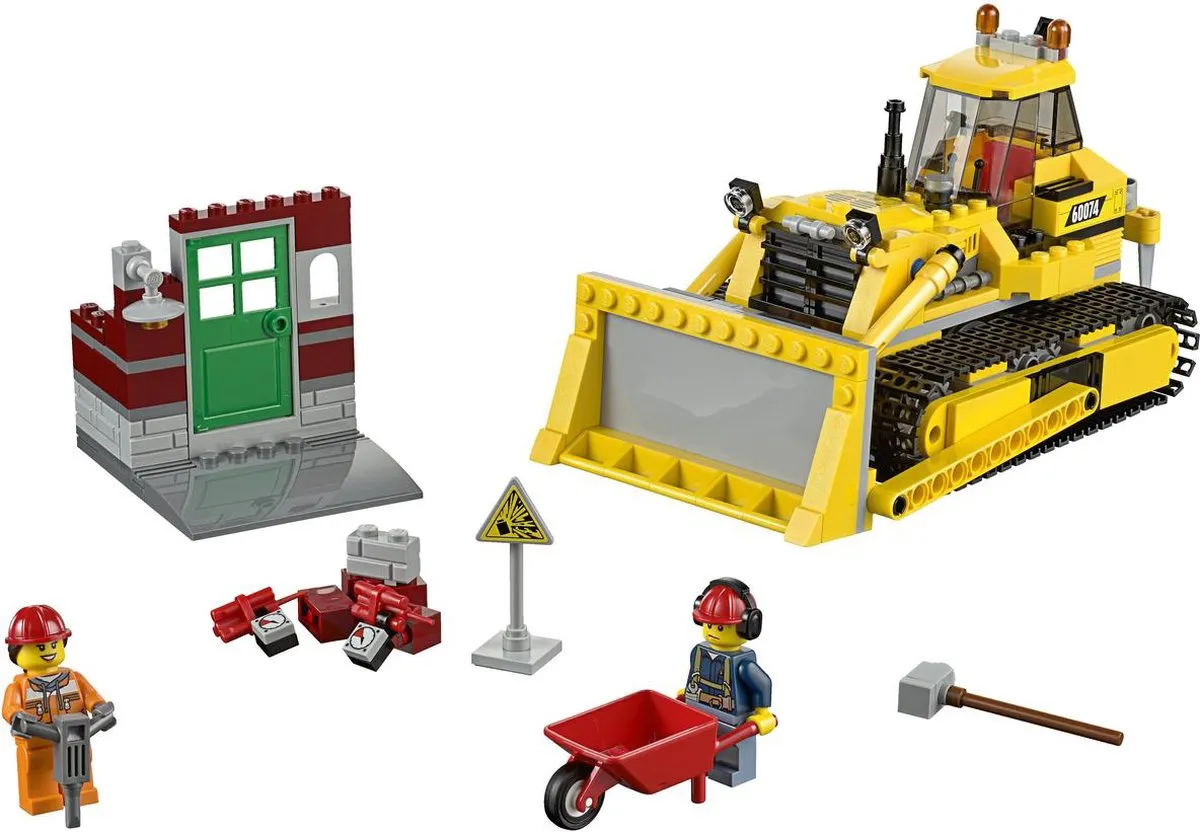 LEGO City Bulldozer 60074 - 384 Stukken - afbeelding 2 van 6