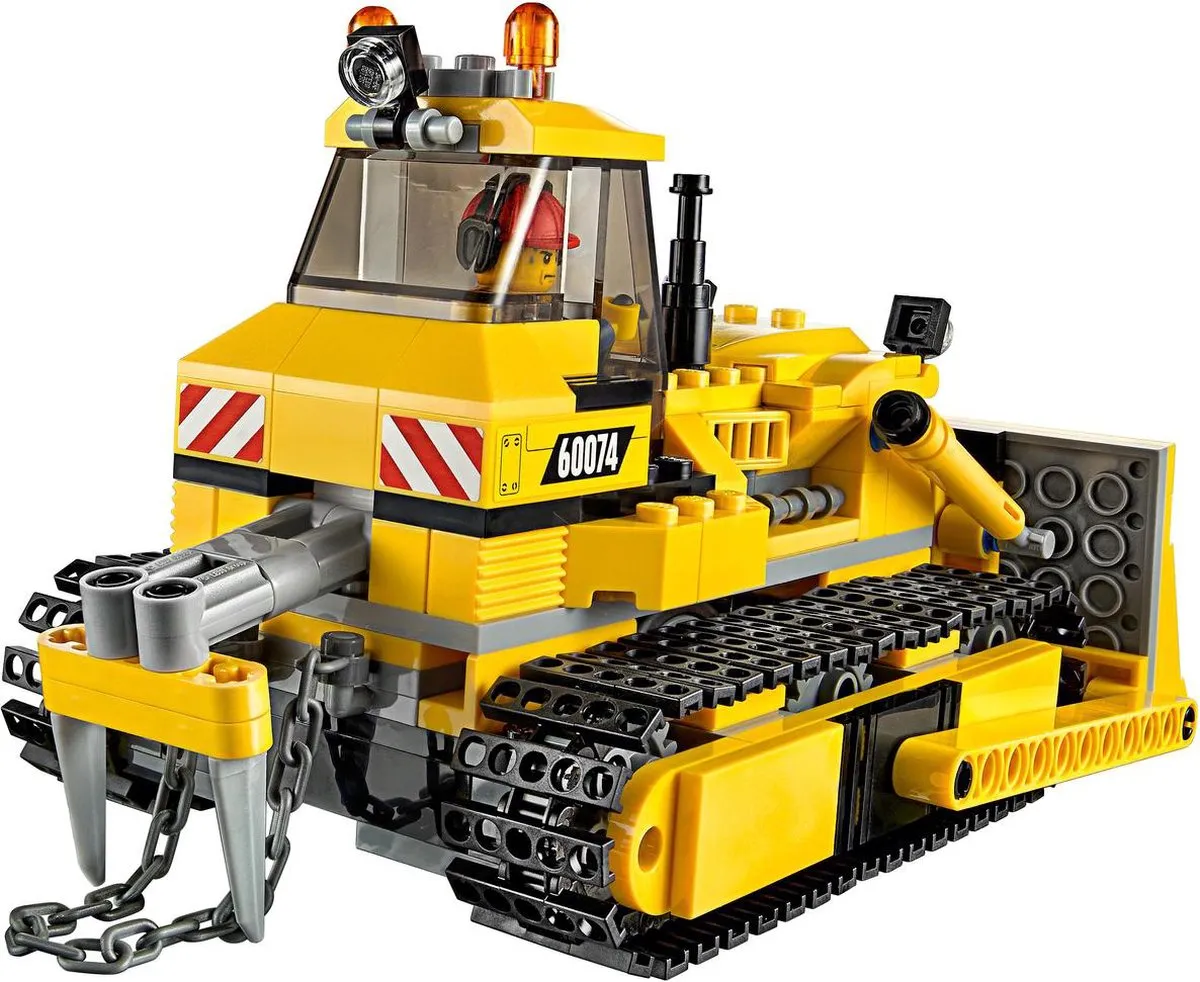 LEGO City Bulldozer 60074 - 384 Stukken - afbeelding 6 van 6