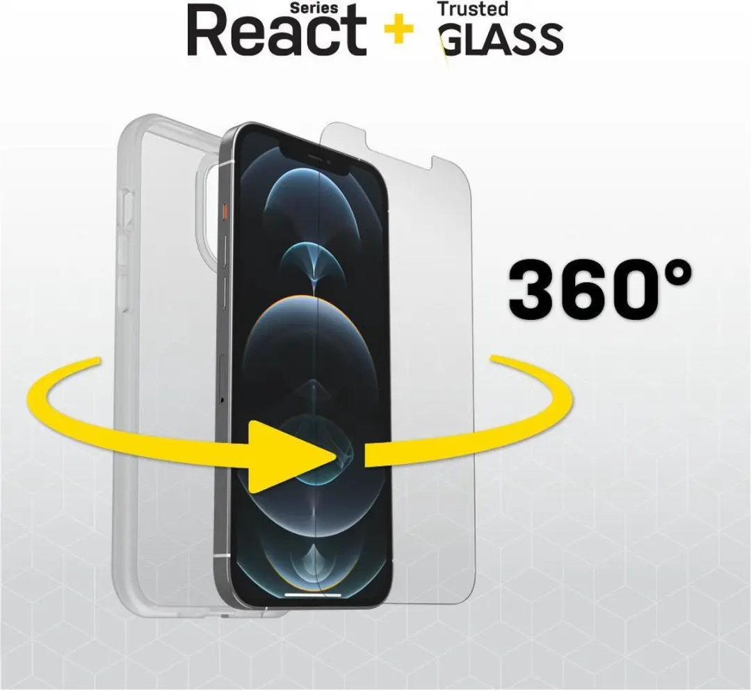 OtterBox React Case 78-80052 iPhone 12 Pro Max - Transparant