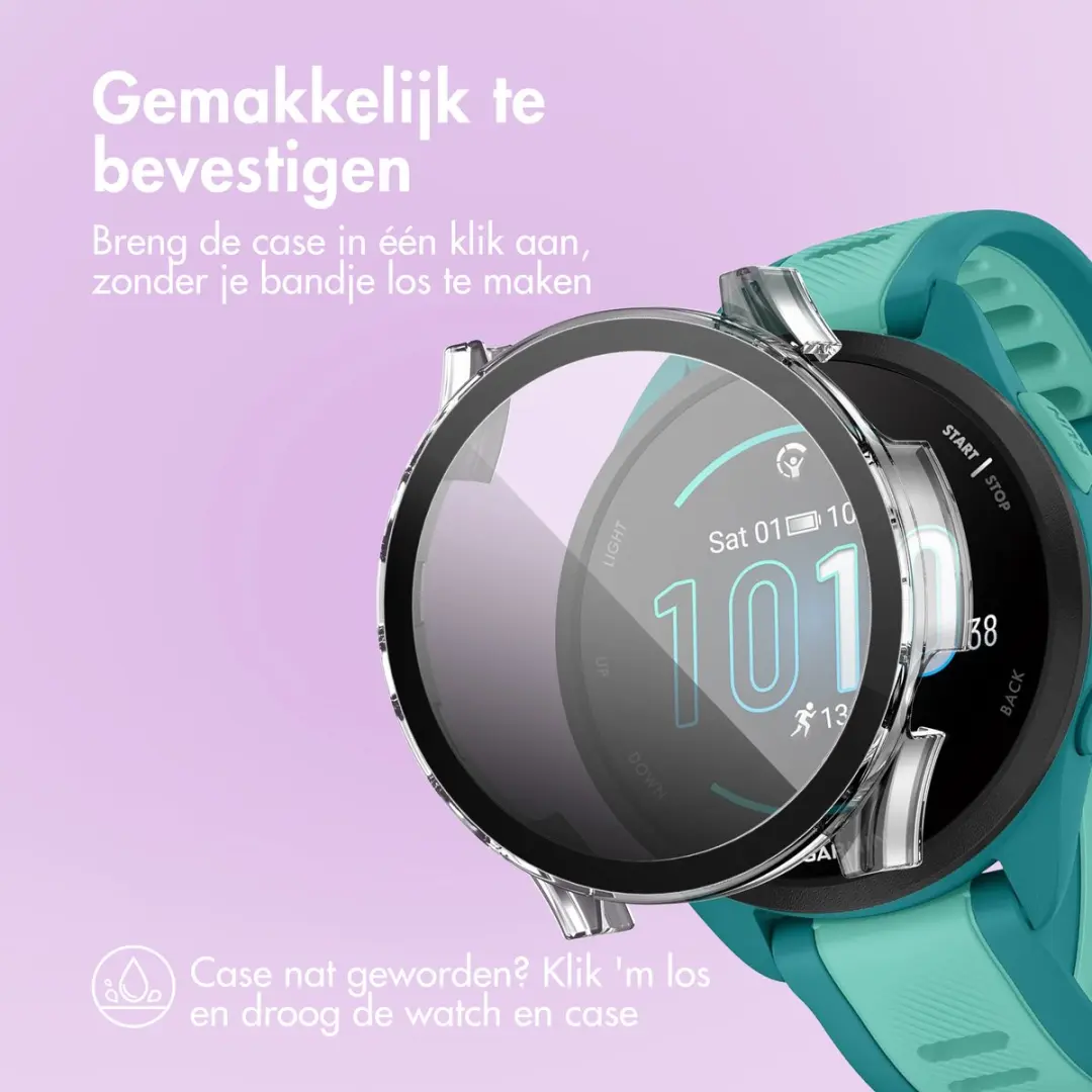 Imoshion Screen Protector Garmin Forerunner 165 43mm - Transparant