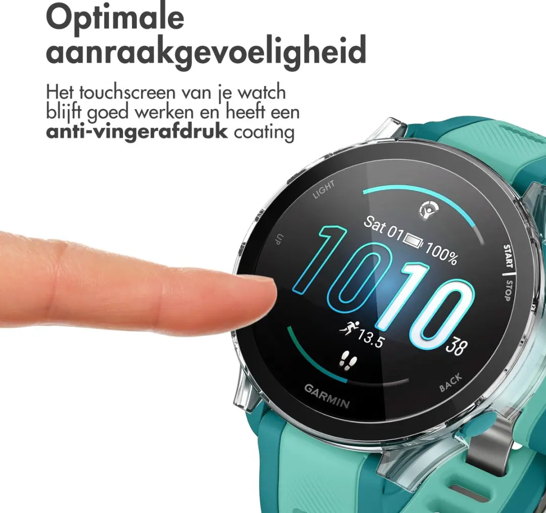 Imoshion Screen Protector Garmin Forerunner 165 43mm - Transparant
