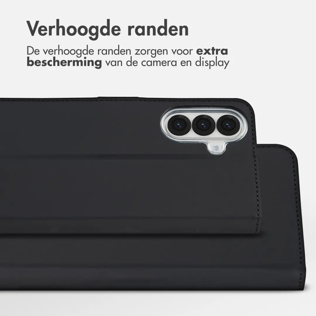 Accezz Hoesje Samsung Galaxy A36/A56 Wallet Softcase - Zwart