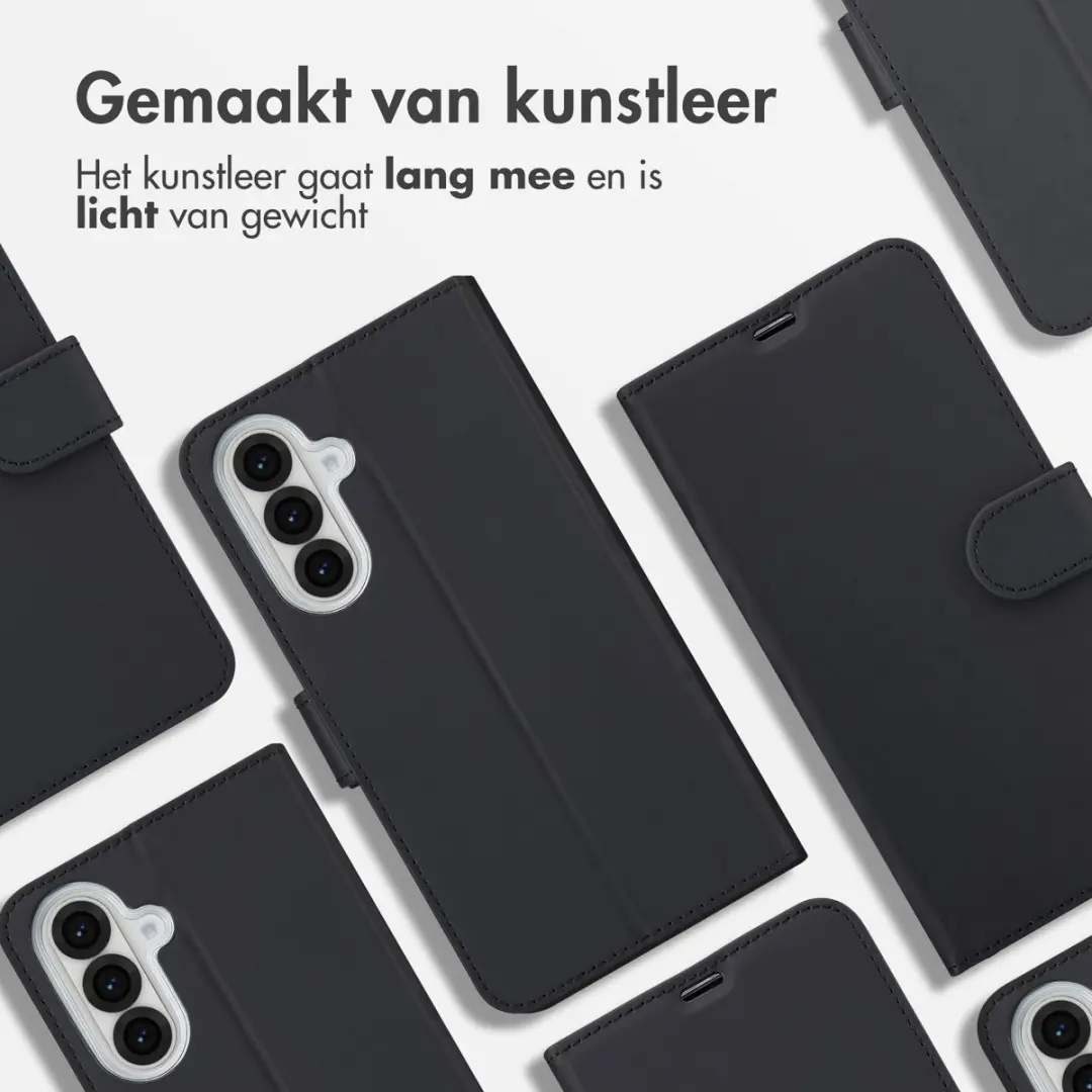 Accezz Hoesje Samsung Galaxy A36/A56 Wallet Softcase - Zwart