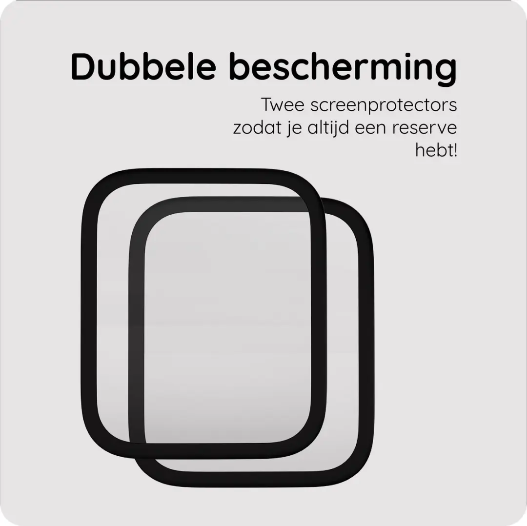 Just in Case Apple Watch 40mm Schermbeschermer - 2 Stuks - Gehard Glas