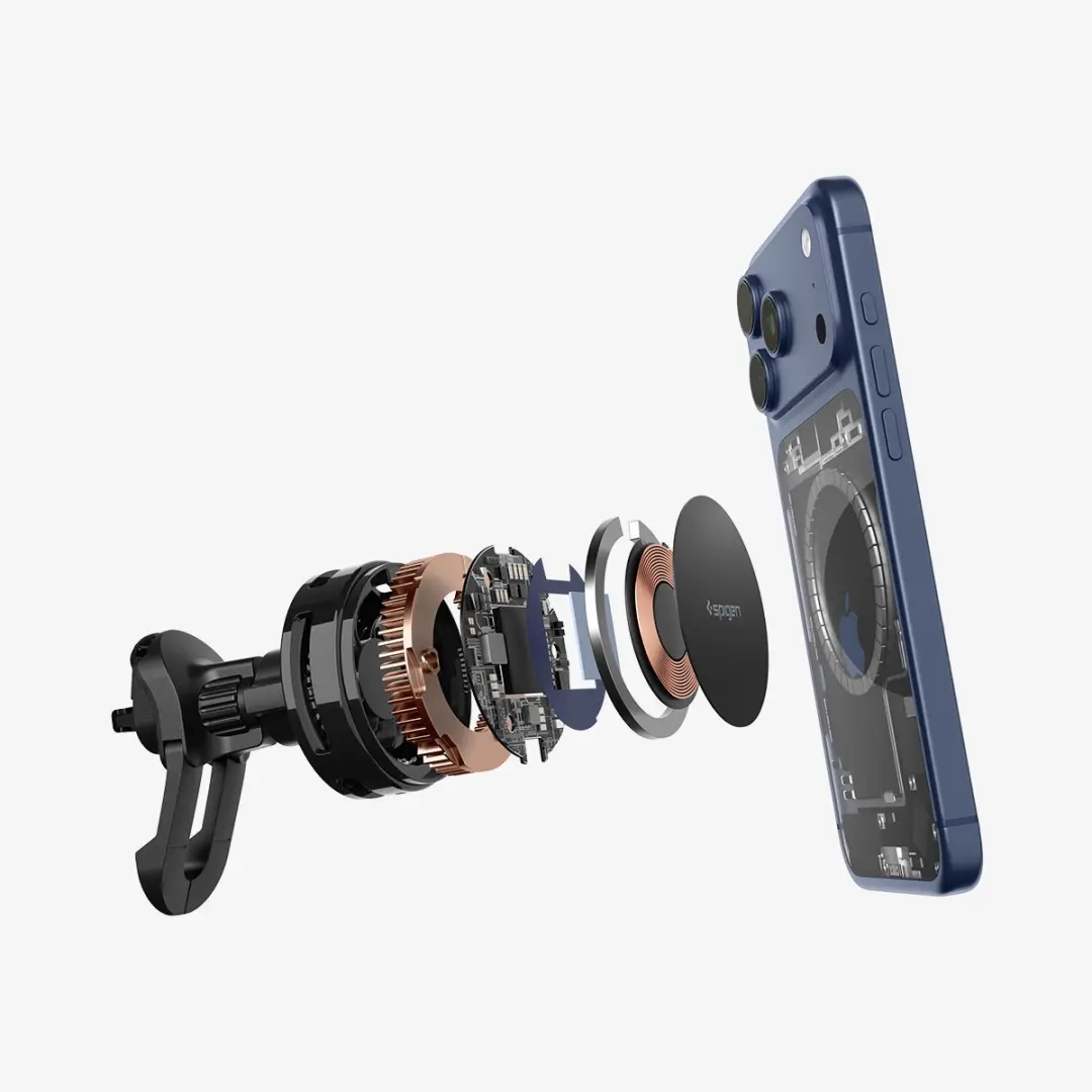 Spigen EV25MFAQ Magnetische Autoventilator 25W - Zwart