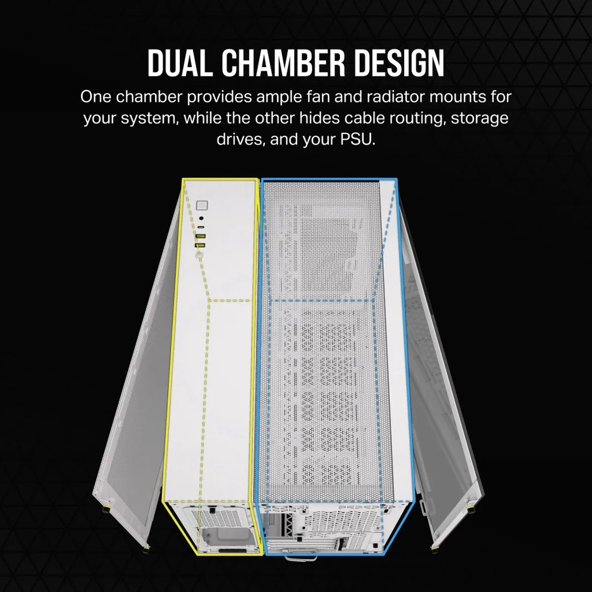 Corsair 2500D AIRFLOW Midi Tower - Wit