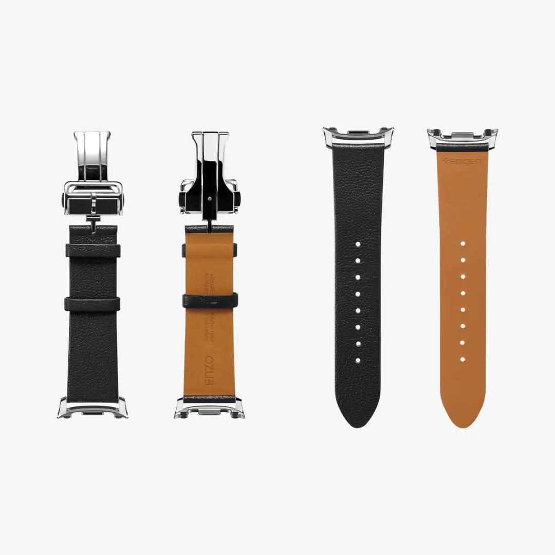 Spigen Enzo Horlogebandje Samsung Galaxy Watch 8 Classic - 20mm - Zwart - afbeelding 6 van 6