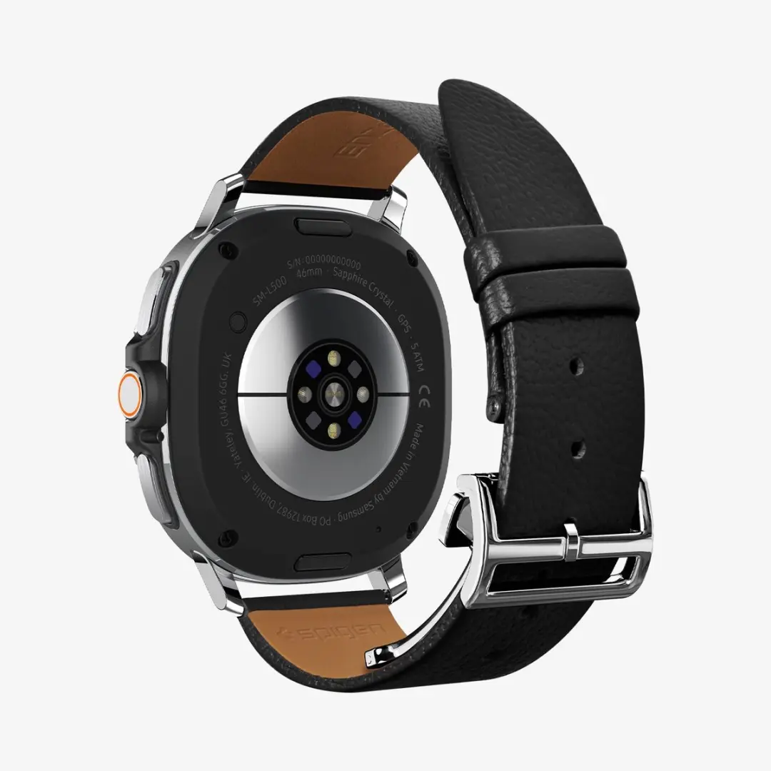 Spigen Enzo Horlogebandje Samsung Galaxy Watch 8 Classic - 20mm - Zwart