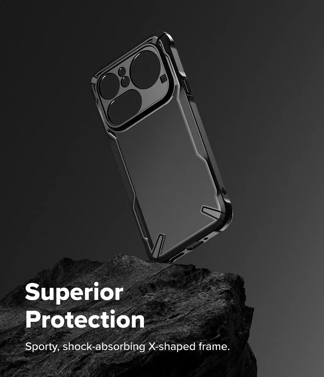 Ringke Fusion X Hoesje Nothing Phone (4a) Pro - Zwart - afbeelding 6 van 6
