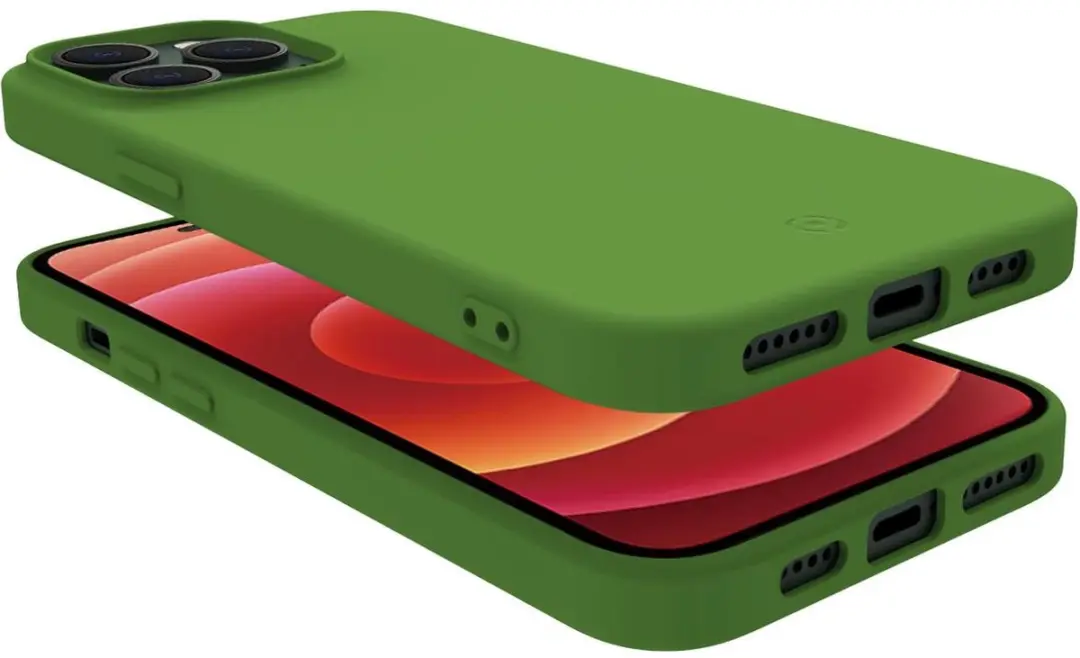 Celly Planet Siliconen Hoesje iPhone 14 Pro - Groen - 8021735197133