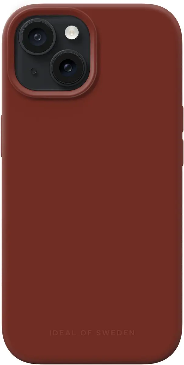iDeal of Sweden Silicone Case MagSafe iPhone 15 Dark Amber - IDSICMS-I2361-489 - afbeelding 6 van 6