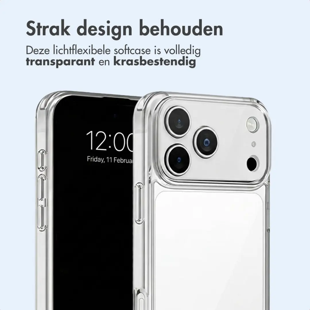 Imoshion Hoesje iPhone 17 Pro Transparant