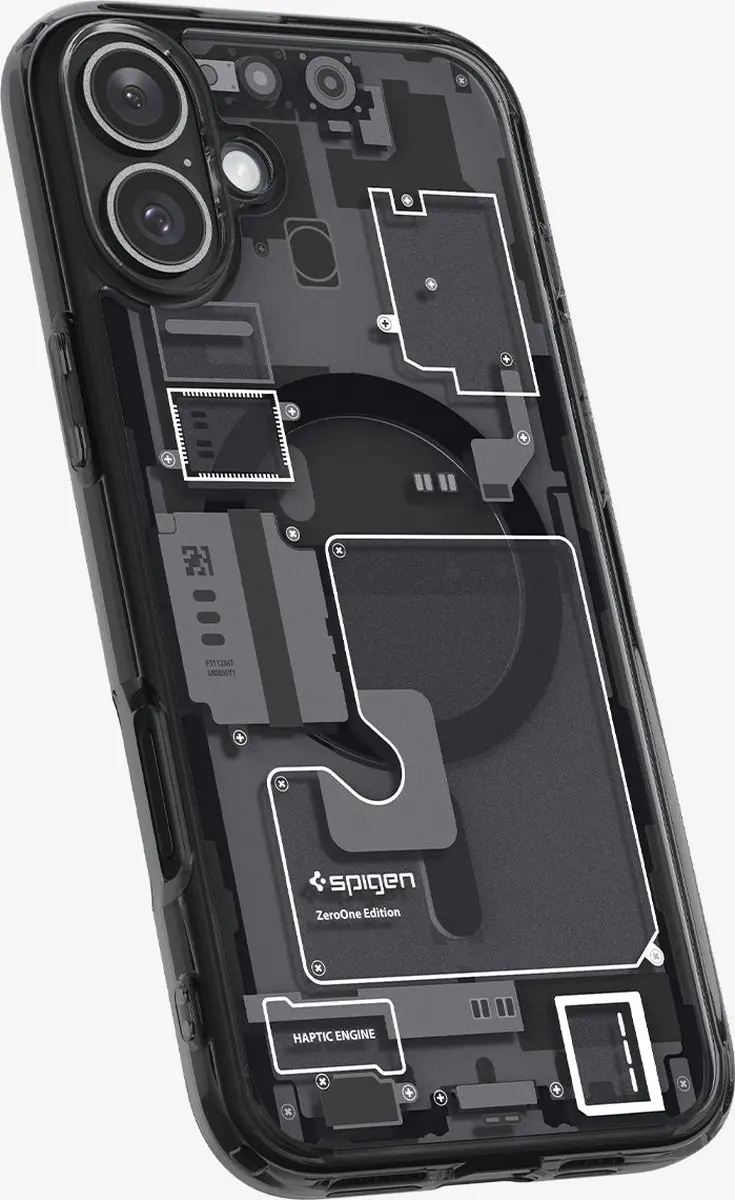 Spigen Ultra Hybrid MagFit ACS08078 Hoesje - iPhone 16 Plus - Zwart