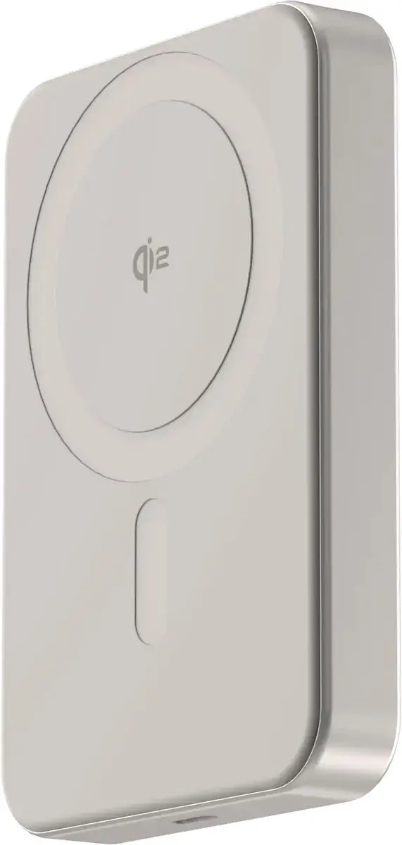 Buddi Connect Pro Powerbank 10.000mAh - MagSafe & Qi2 - 15W - Zilver