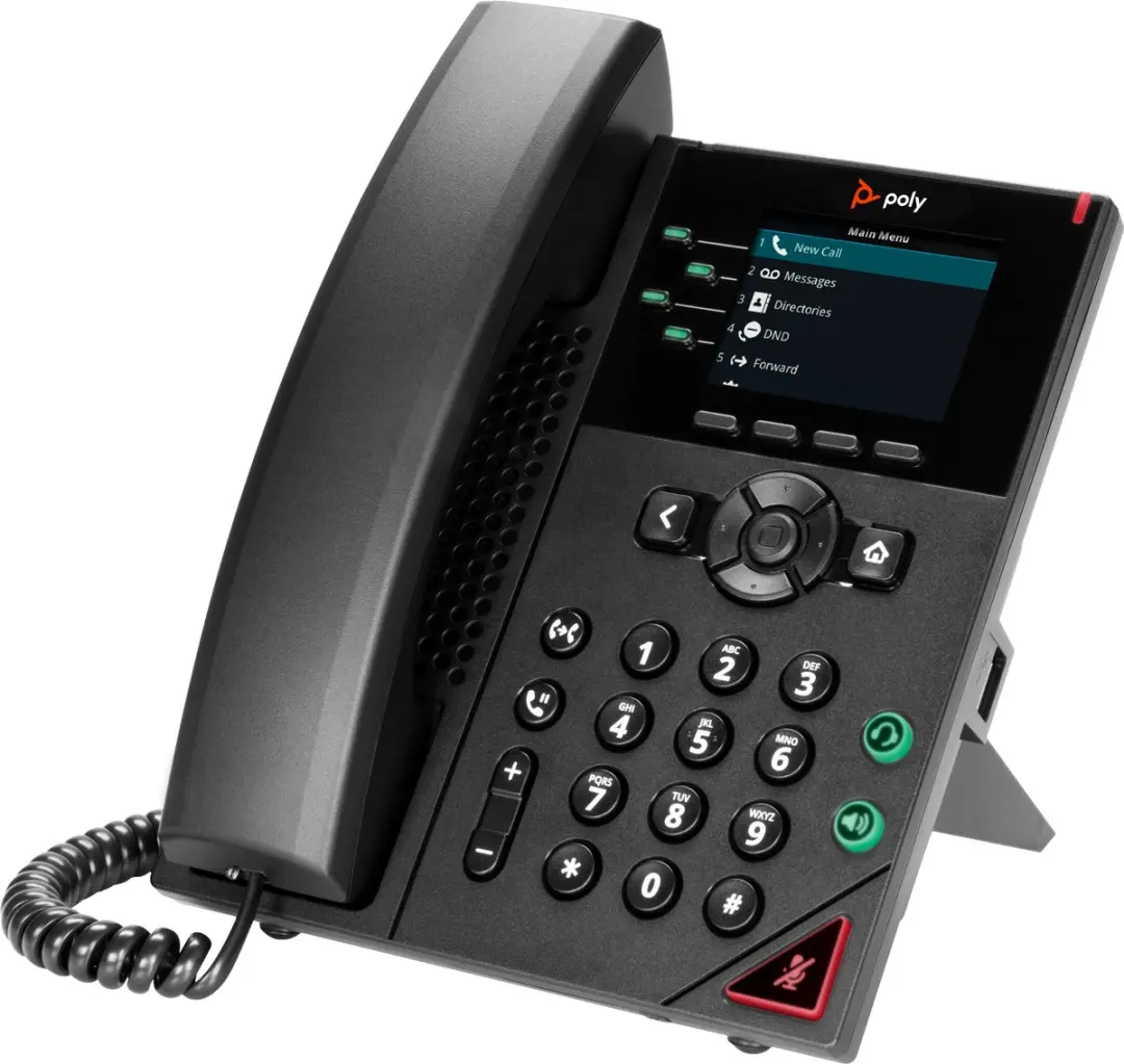 HP Poly VVX 250 IP-Telefoon - 4-lijnen - 2.8" - Black
