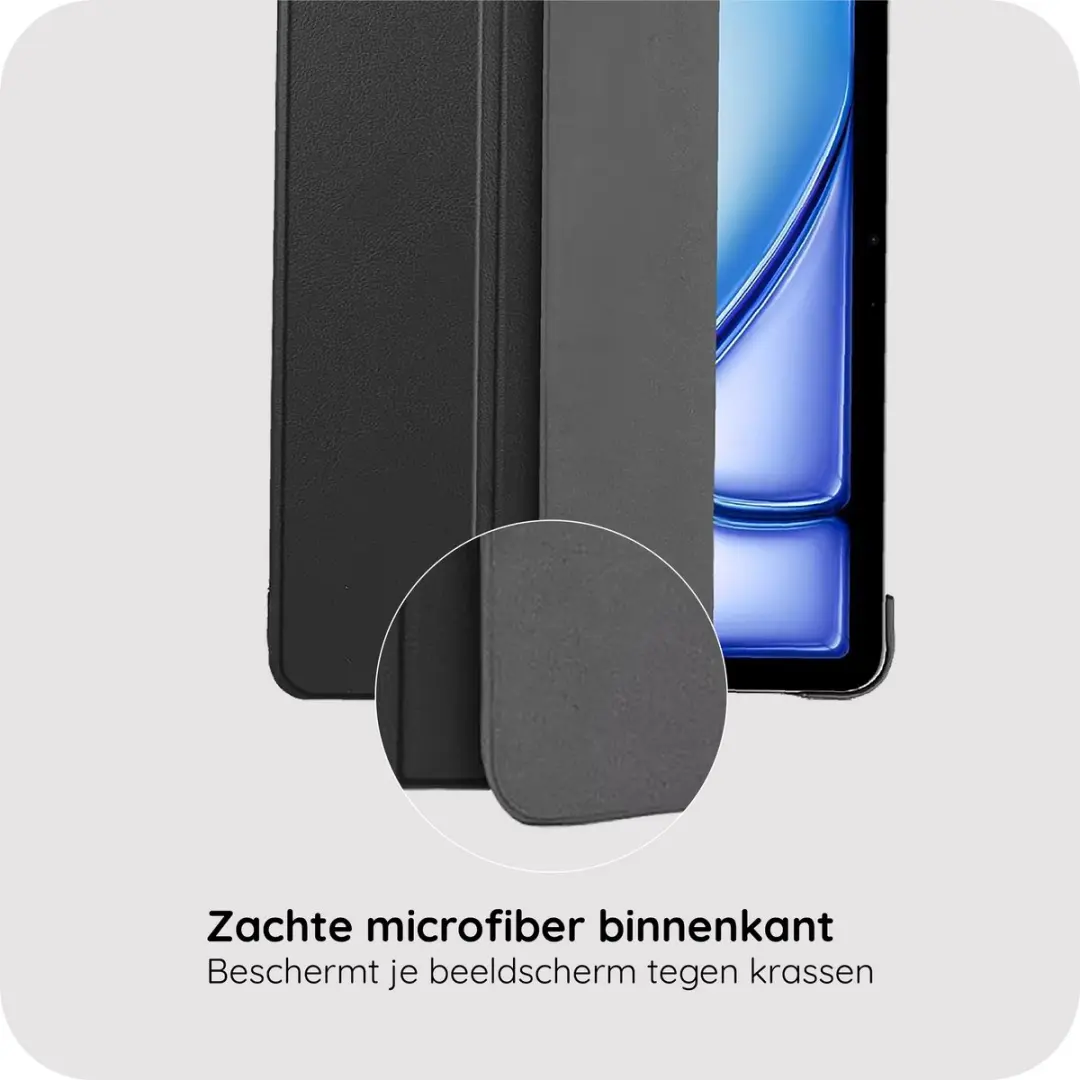Just in Case iPad Air 13 Hoes TriFold Bookcase - 8329493 - Zwart