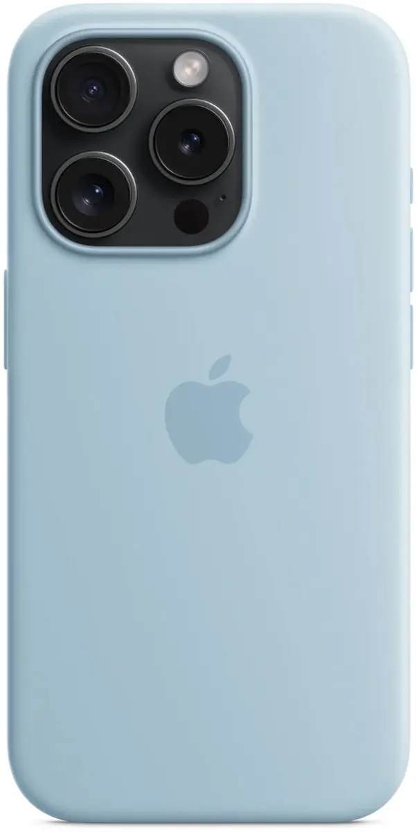 Apple iPhone 15 Pro Siliconenhoesje MWNM3ZM/A - Lichtblauw