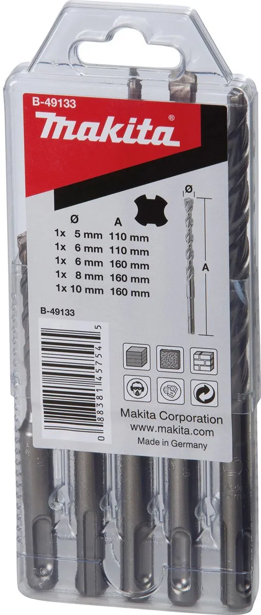 Makita SDS-Plus Boren Set B-49133