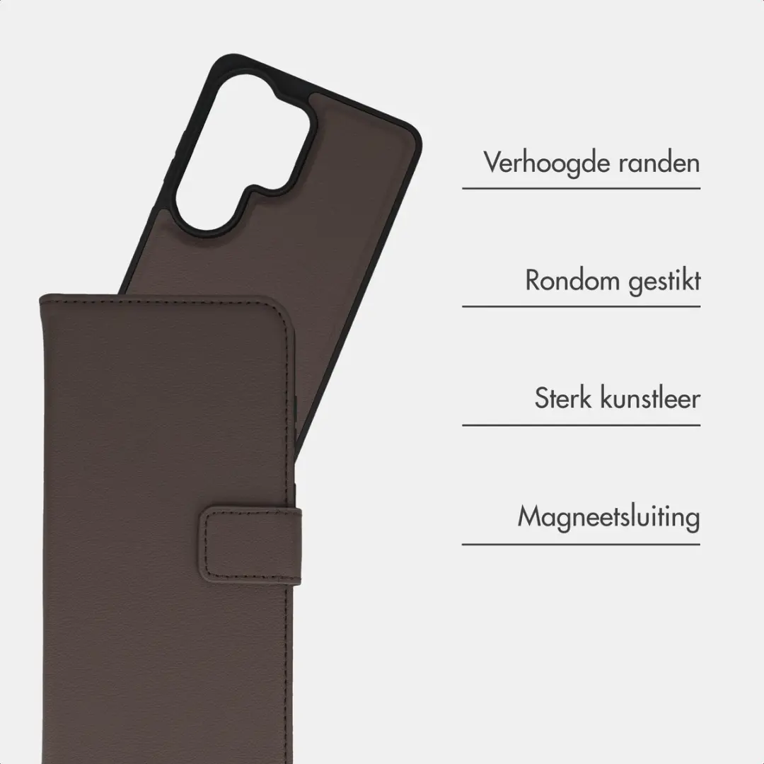 Imoshion Bookcase Hoesje Samsung Galaxy S26 Ultra - 2-in-1 Bruin