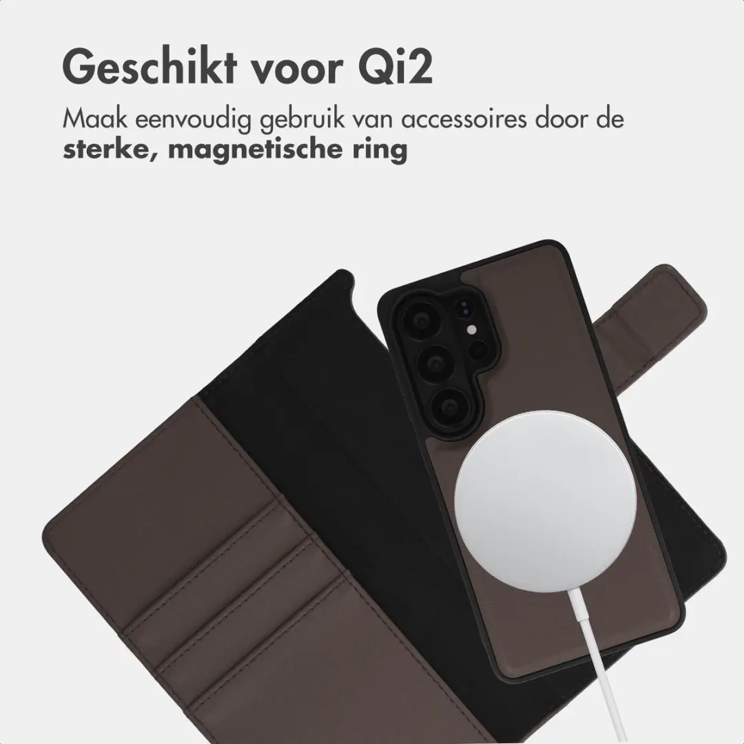 Imoshion Bookcase Hoesje Samsung Galaxy S26 Ultra - 2-in-1 Bruin