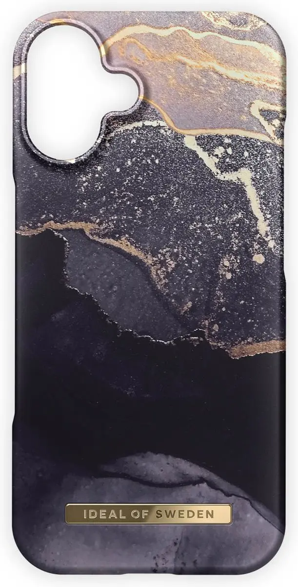 iDeal of Sweden iPhone 16 Backcover Golden Twilight Marble - IDFC-I2461-321