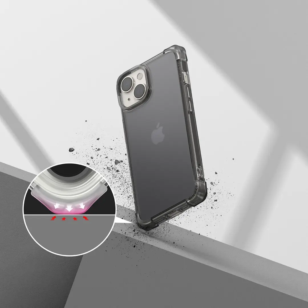 Ringke Fusion Bumper iPhone 14 Plus Hoes - Grijs