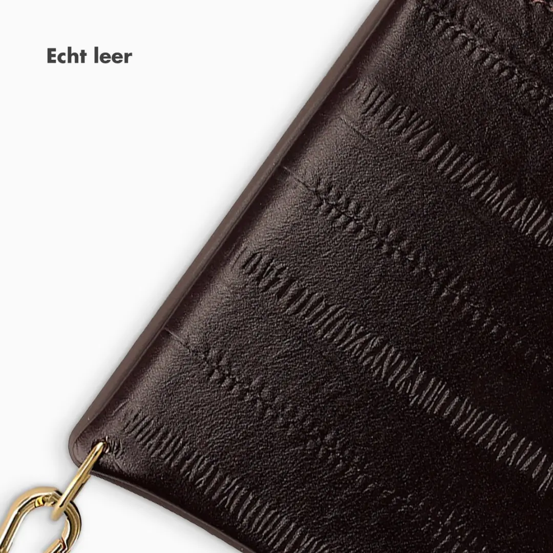 Selencia Hoesje Samsung Galaxy S26 - Real Leather Dark Chocolate - 2 Pasjes