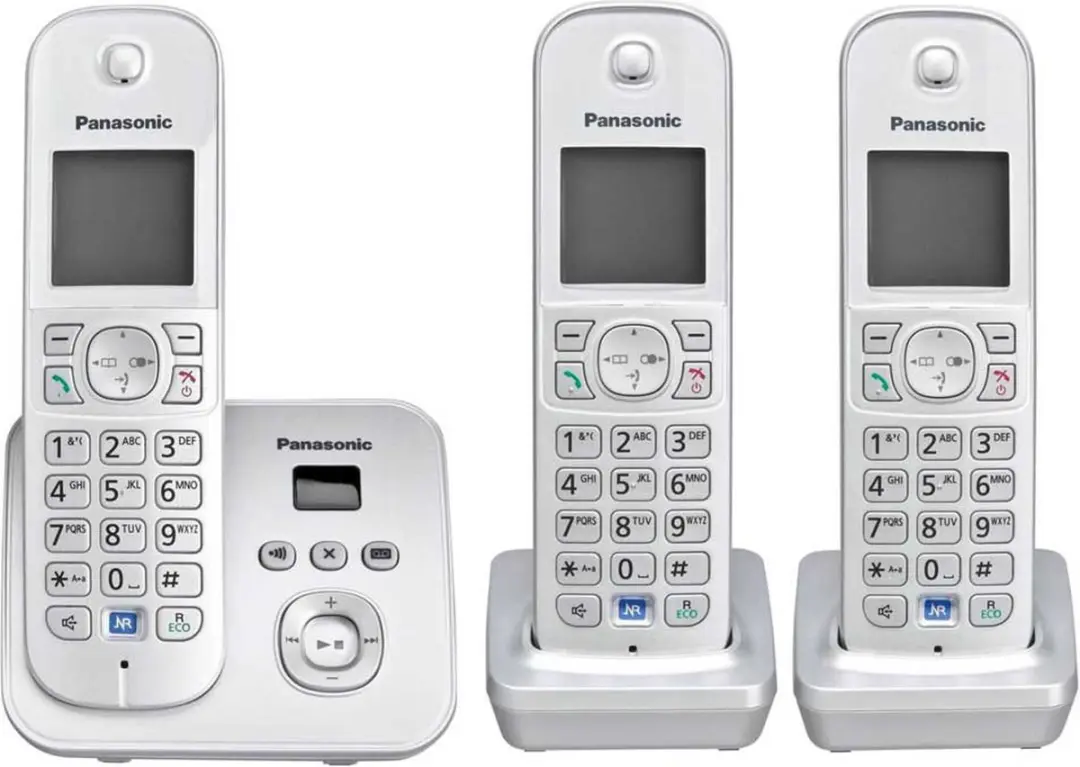 Panasonic KX-TG6823GS DECT Telefoon - 3 Handsets - Wit - afbeelding 2 van 5