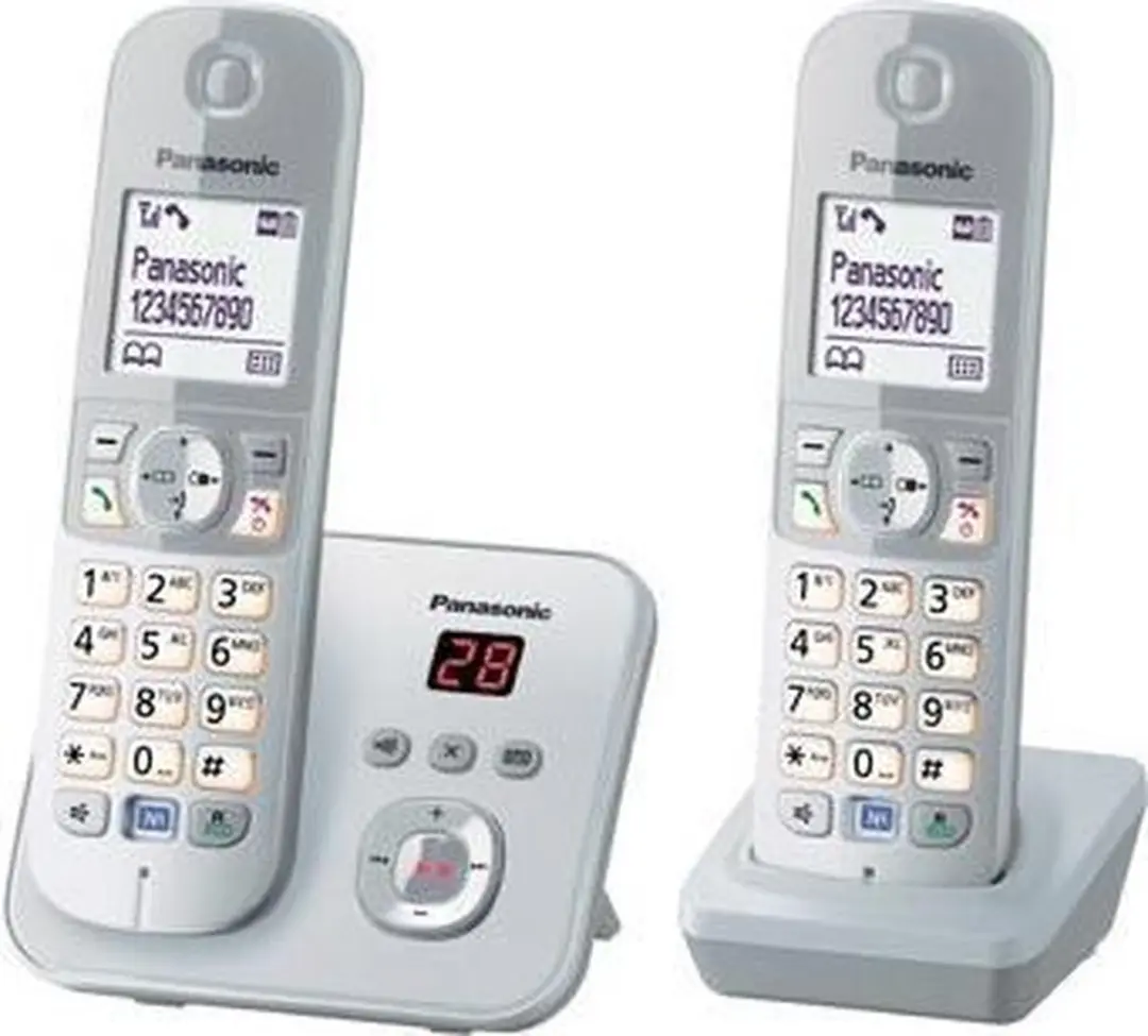 Panasonic KX-TG6823GS DECT Telefoon - 3 Handsets - Wit - afbeelding 5 van 5