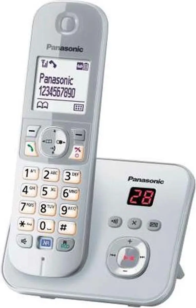 Panasonic KX-TG6823GS DECT Telefoon - 3 Handsets - Wit - afbeelding 4 van 5