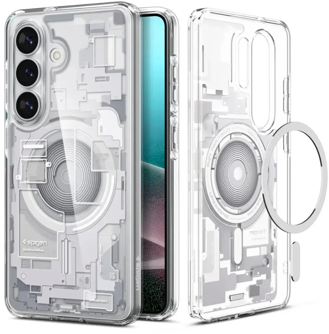 Spigen Zero One Magfit ACS10737 Hoes - Samsung Galaxy S23 - Wit