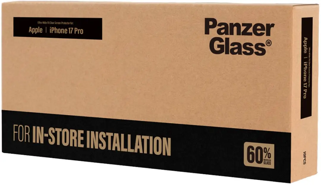 PanzerGlass iPhone 17 Pro Screen Protector - Fastfit - Doorzichtig