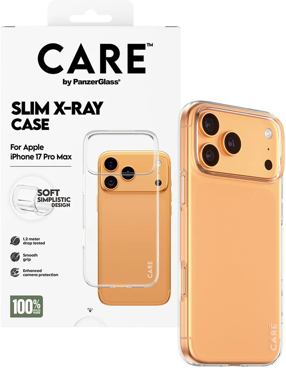 PanzerGlass Hoesje iPhone 17 Pro Max 5715685027222 - Transparant