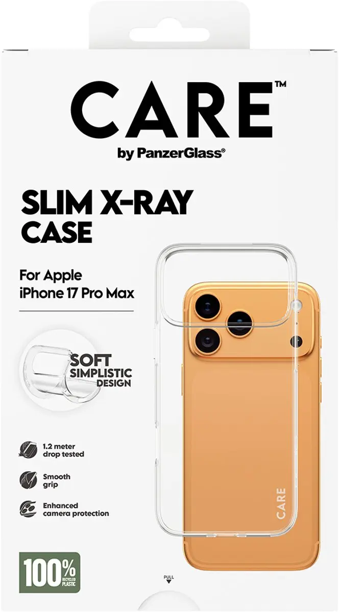 PanzerGlass Hoesje iPhone 17 Pro Max 5715685027222 - Transparant