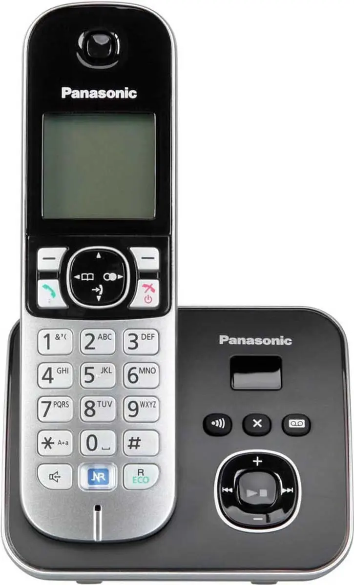 Panasonic KX-TG6821GB DECT Telefoon met Antwoordapparaat - Zwart - afbeelding 2 van 4