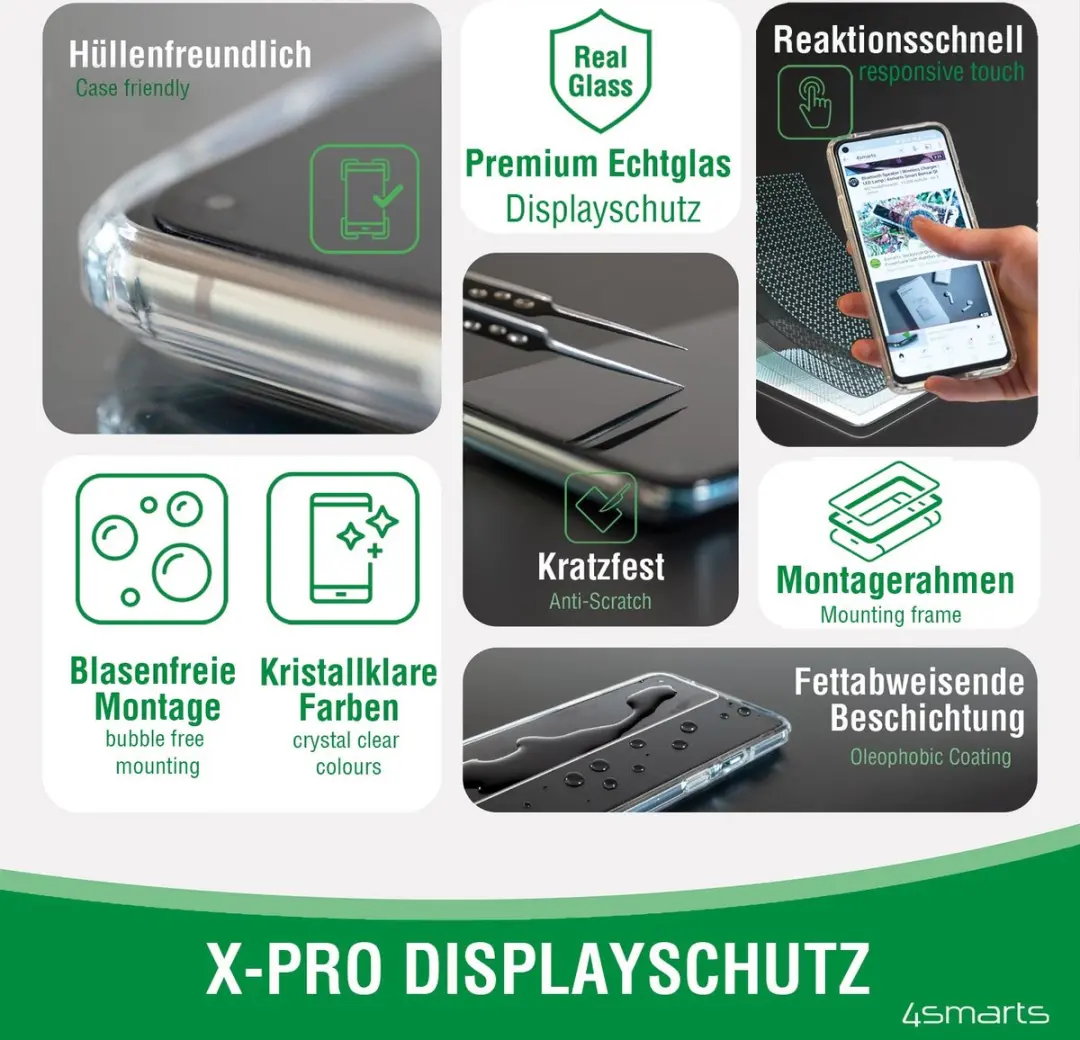 4Smarts Second Glass X-Pro Apple iPhone 7 Schermbeschermer - Doorzichtig