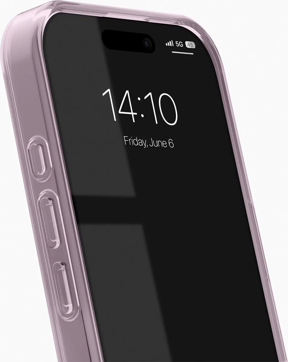 iDeal of Sweden Clear Case iPhone 16 Pro - Roze