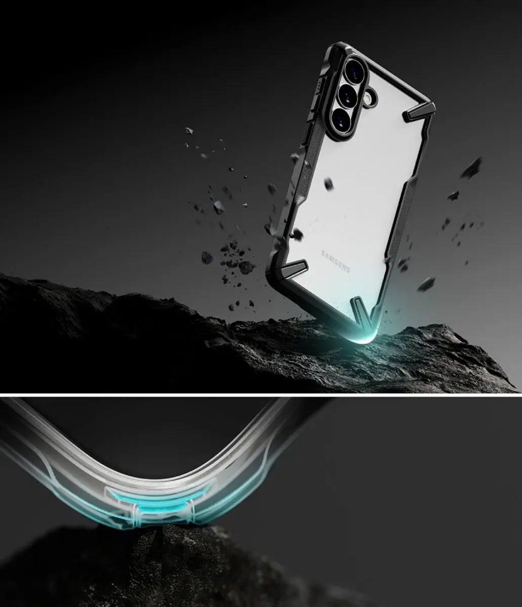 Ringke Fusion X Hoesje Samsung Galaxy S26+ - Zwart - afbeelding 6 van 6