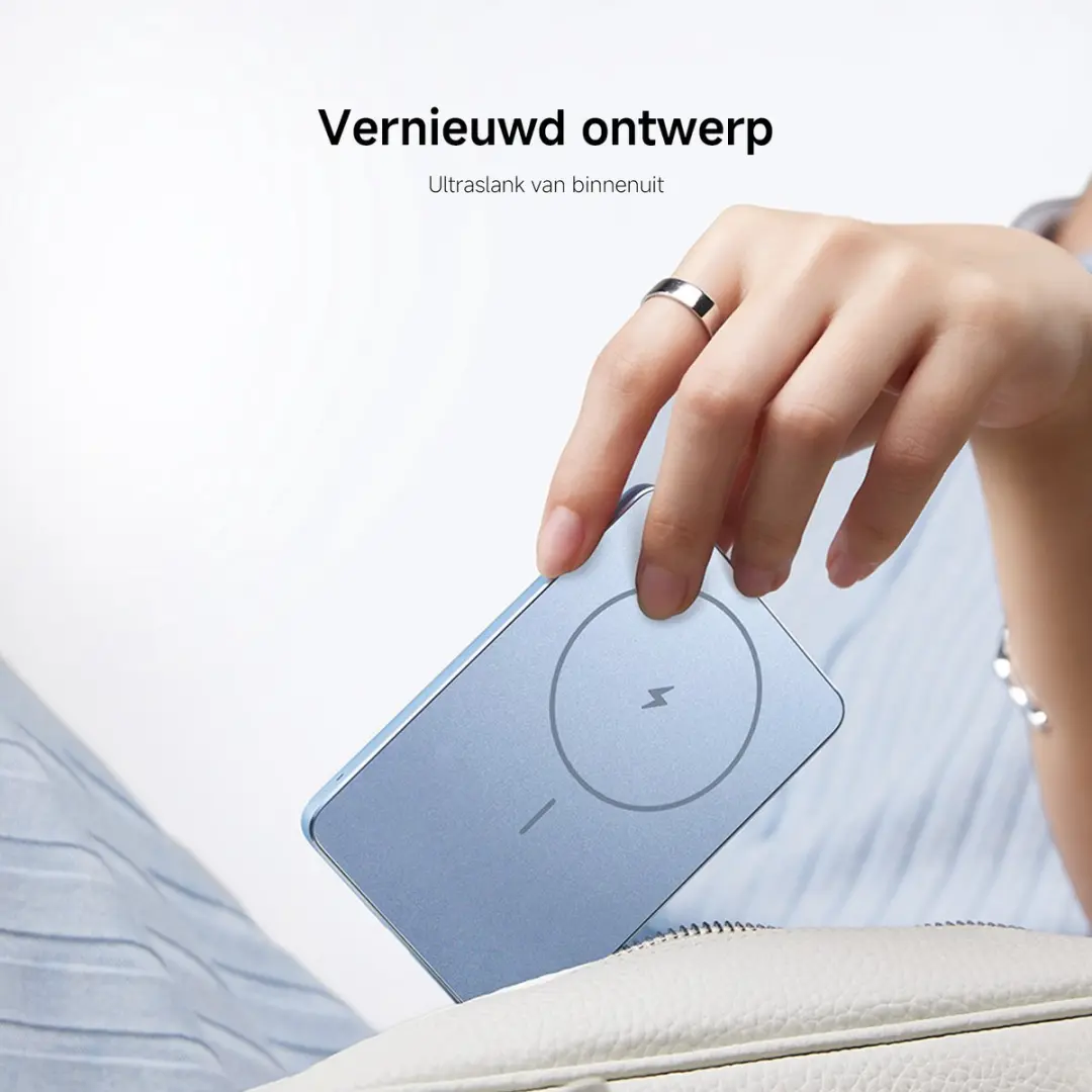 Xiaomi Super Slim Magnetic Powerbank 5000mAh 22.5W - Paars